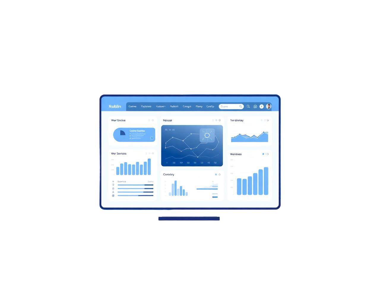 Abstract website design concept